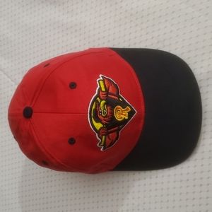 ROCHSTER RED WINGS Adjustable Velcro Strap Youth Baseball Cap Hat-Youth-EC-OSFM